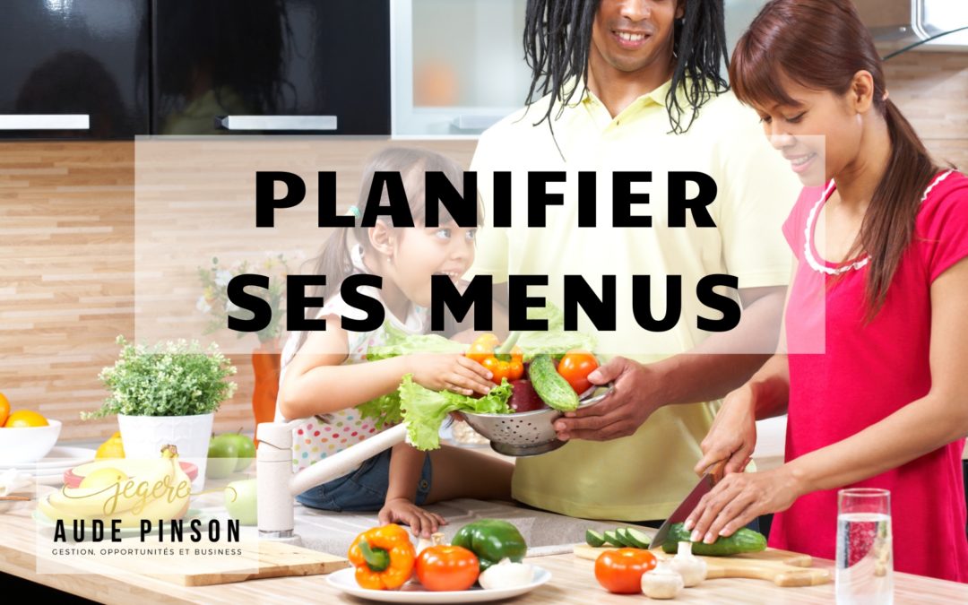 planifier ses menus