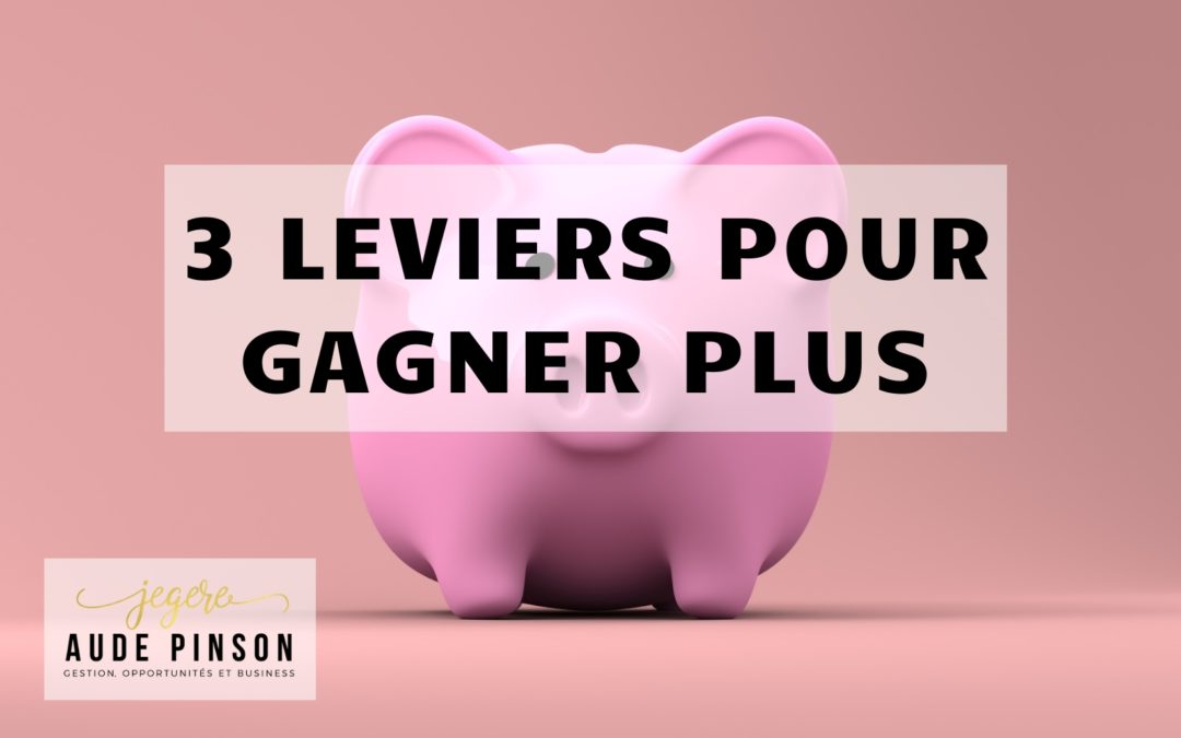 3 leviers pour gagner plus