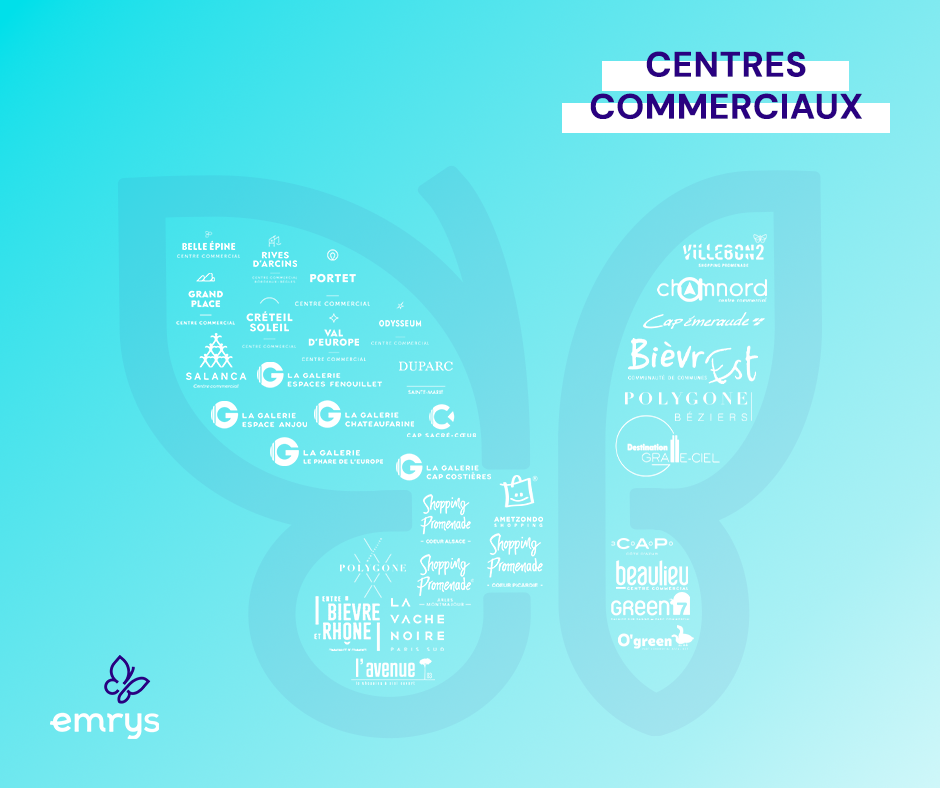 Centres Commerciaux partenaires Emrys