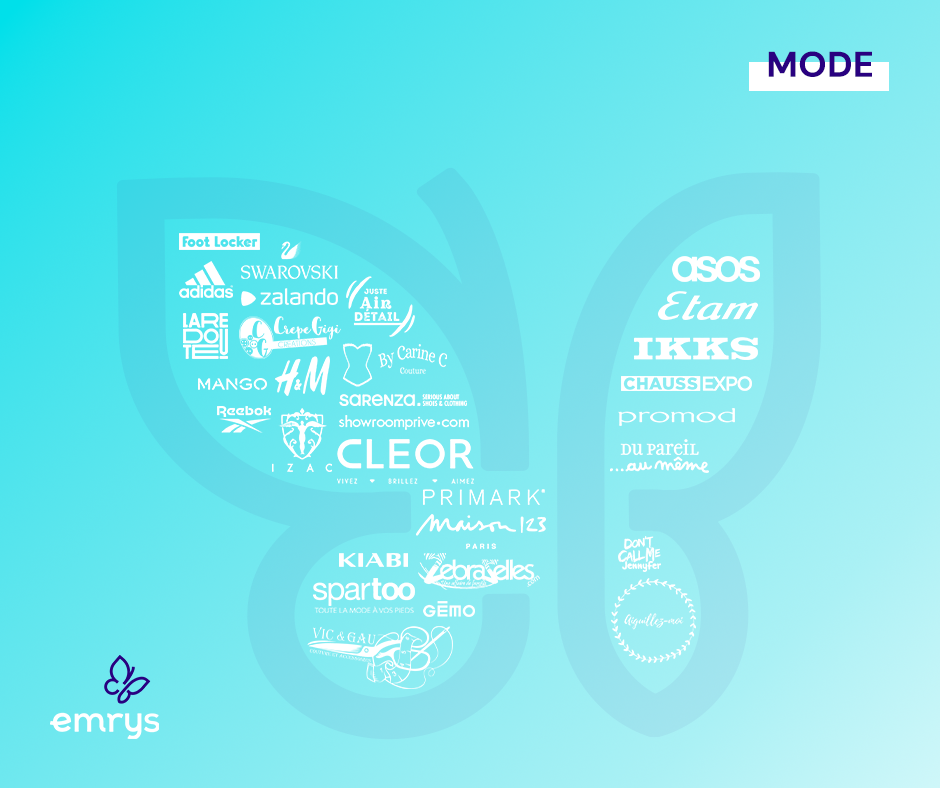 Enseignes Mode partenaires Emrys