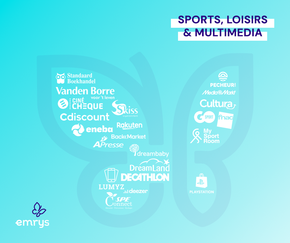Enseignes Sports Loisirs et Multi-media partenaires Emrys